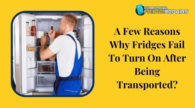 A Few Reasons Why Fridges Fail To Turn On After Being Transported?